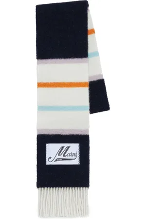 Marni Schal mit Logo-Patch