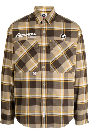 A Bathing Ape Hemd mit Logo-Patch