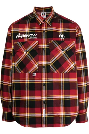 A Bathing Ape Hemd mit Logo-Patch