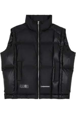 Maison Margiela X Chen Peng gefütterte Weste mit Nummern-Logo