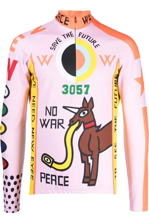 WALTER VAN BEIRENDONCK 57 Oberteil mit Slogan-Print