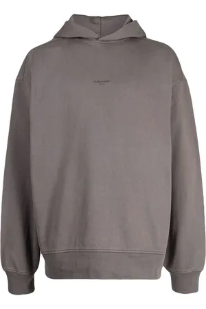 Holzweiler Hoodie aus recycelter Baumwolle mit Logo