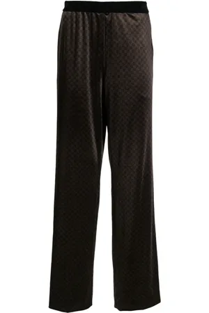 Balmain Gerade Jeans aus Monogramm-Jacquard