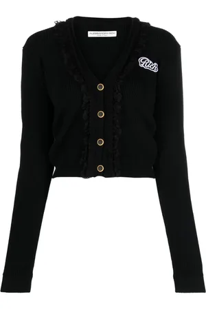 Alessandra Rich Gerippter Cardigan