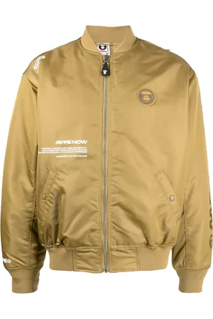 A Bathing Ape Bomberjacke mit Logo-Patch