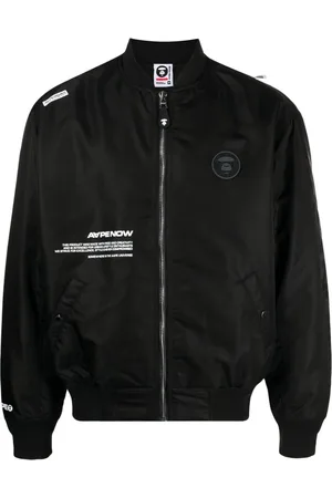 A Bathing Ape Bomberjacke mit Logo-Patch