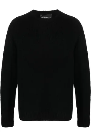Neil Barrett Grob gestrickter Pullover mit Logo-Stickerei