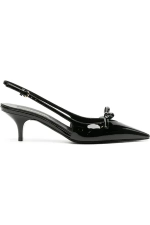 Miu Miu Slingback-Pumps mit Schleife 75mm