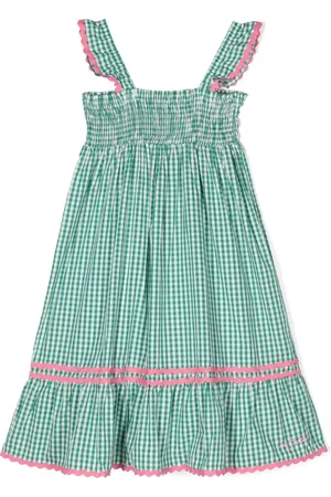 MC2 SAINT BARTH Kariertes A-Linien-Kleid