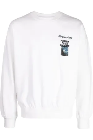 Musium Div. Sweatshirt mit Malerei-Print