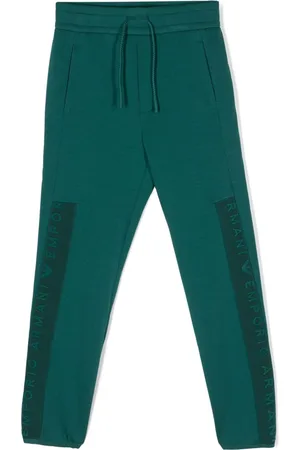 Emporio Armani Tapered-Jogginghose mit Logo-Prägung