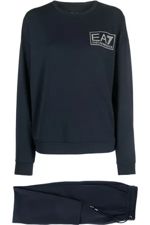 EA7 Jogginganzug mit Logo-Print
