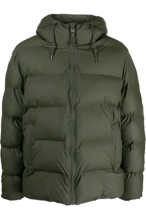 Rains Gefütterte Kapuzenjacke