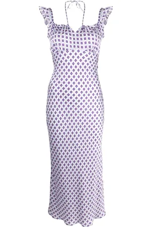 OLIVIA RUBIN Midikleid mit geometrischem Print
