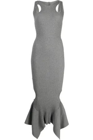 ANDREADAMO Geripptes Kleid mit Cut-Outs