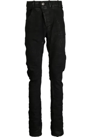 11 BY BORIS BIDJAN SABERI Schmale Baggy-Hose im Distressed-Look
