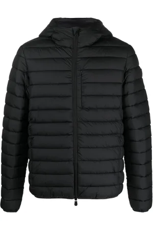 save the duck Gefütterte Kapuzenjacke mit Logo-Patch
