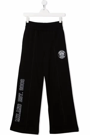 Msgm Weite Jogginghose mit Logo-Print
