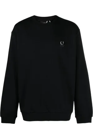 Fred Perry Sweatshirt mit Slogan-Stickerei