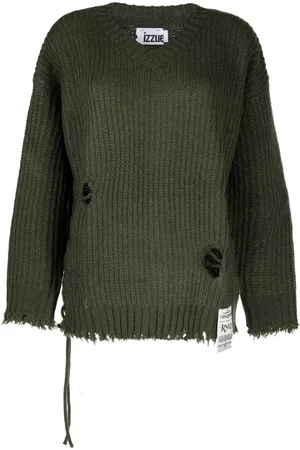 Izzue Pullover in Distressed-Optik