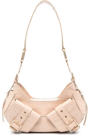 BIASIA Schultertasche mit Kroko-Effekt