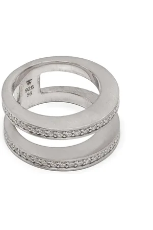 TOM WOOD Vault Double Ring mit Zirkonia