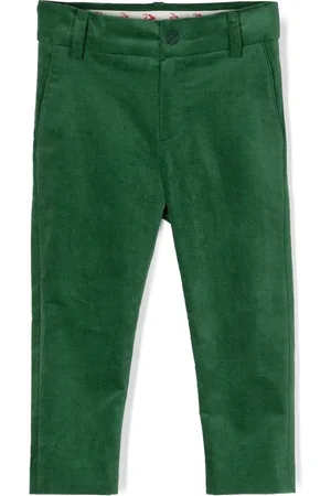 Kenzo Hose aus Samt mit Logo-Stickerei