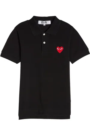 Comme des Garçons Poloshirt mit Logo-Patch