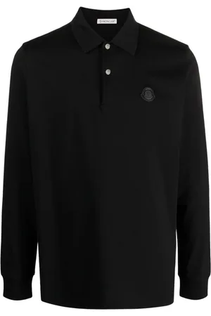 Moncler Poloshirt mit Logo-Patch