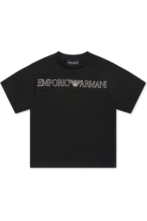 Emporio Armani T-Shirt mit Logo-Stickerei