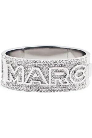 Marc Jacobs Kristallverziertes Armband mit Logo