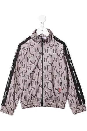 Msgm Sportjacke mit Logo-Print