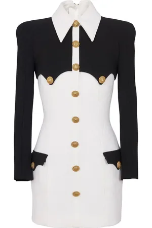 Balmain Minikleid mit Knöpfen