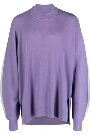 Issey Miyake Gerippter Strickpullover