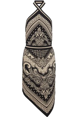 Balmain Gestricktes Neckholder-Kleid