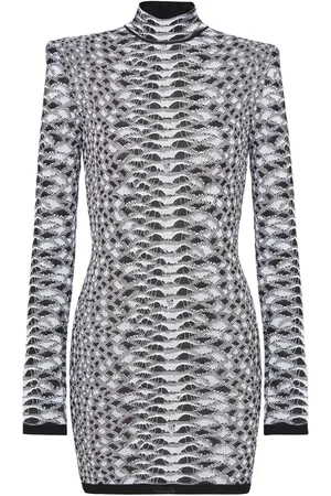 Balmain Gestricktes Minikleid