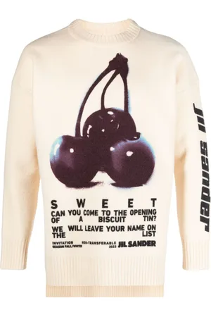 Jil Sander Pullover mit Logo-Print