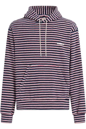 Marni Gestreifter Hoodie im Layering-Look