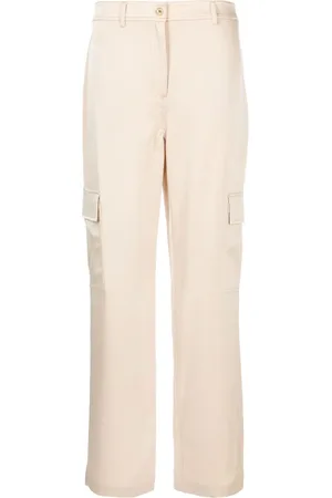 Michael Kors Gerade Hose in Satinoptik