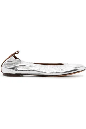 Lanvin Ballerinas im Metallic-Look