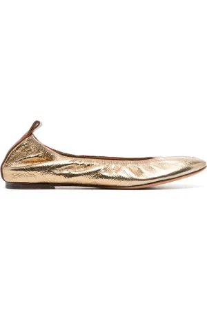 Lanvin Ballerinas im Metallic-Look
