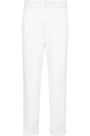 Balmain Hose aus Satin mit Monogramm