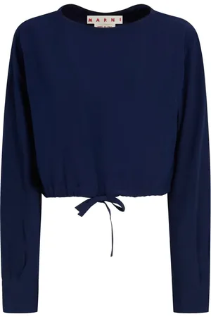 Marni Cropped-Bluse aus Seide