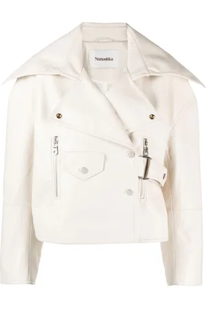 Nanushka Cropped-Bikerjacke