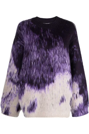 The Attico Rundie Pullover mit Farbverlauf-Optik