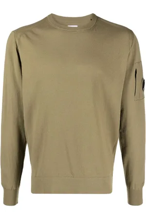 C.P. Company Sweatshirt mit Linsen-Detail