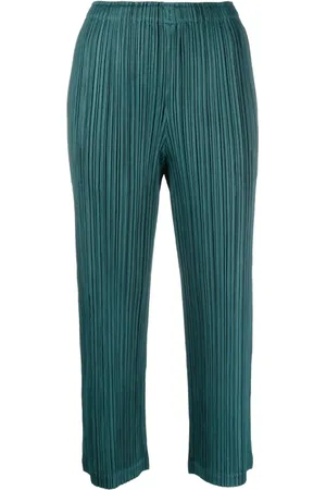 PLEATS PLEASE ISSEY MIYAKE Cropped-Hose mit Bügelfalten