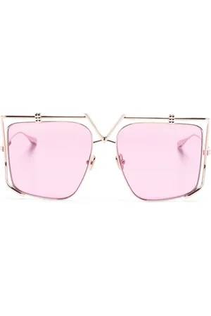 VALENTINO GARAVANI V-Light Sonnenbrille mit Oversized-Gestell