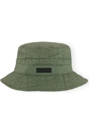 Ganni Fischerhut mit Logo-Patch