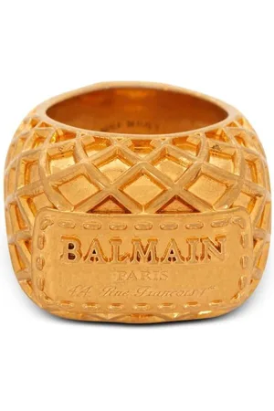 Balmain Ring mit Signaturen-Finish